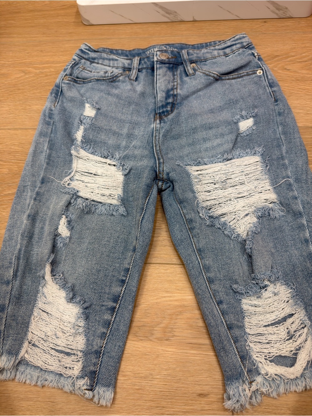 wild fable Light Wash Distressed Jean Shorts